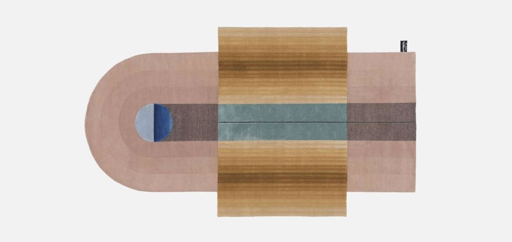 Bliss Blown-up Yellow Rug