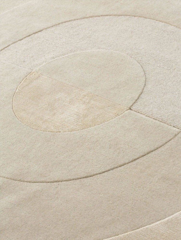 Bliss Round Rug - Undyed