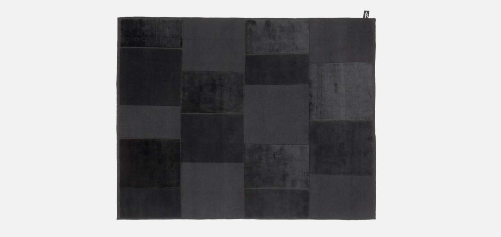 Casellario Monocromo Rug - Black