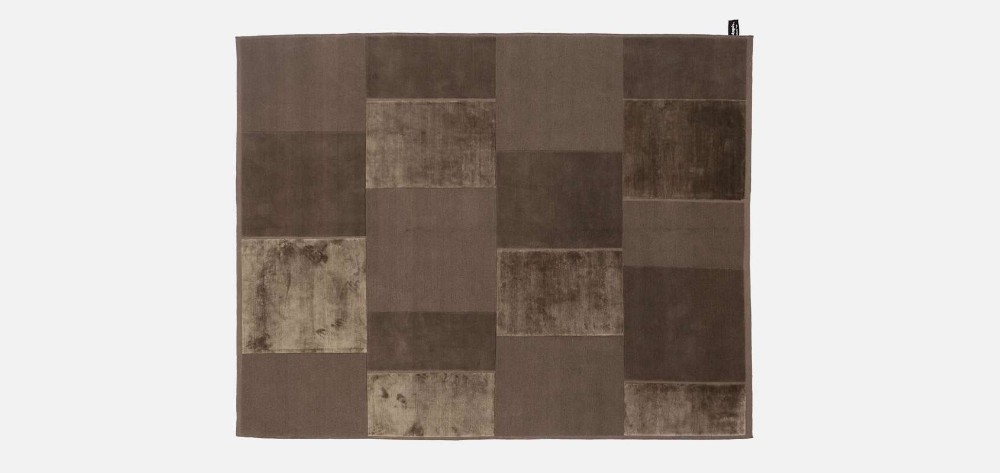 Casellario Monocromo Rug - Brown