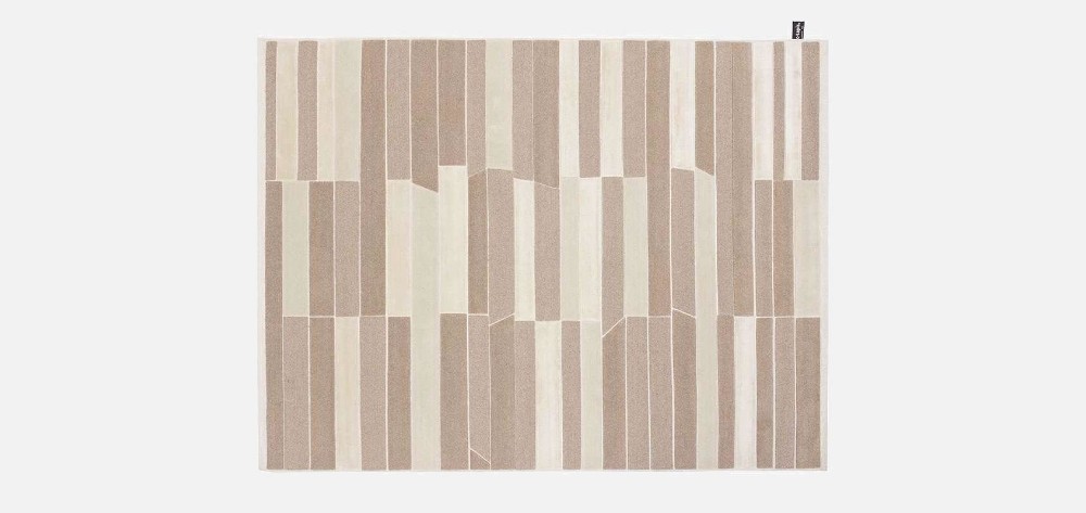 Casellario Monocromo Rug 2.0 - Un-dyed