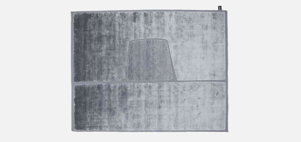 Cut Out Monocromo Rug - Ice