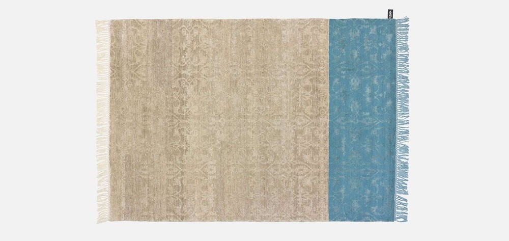 Dipped Lotto Rug - Petrol