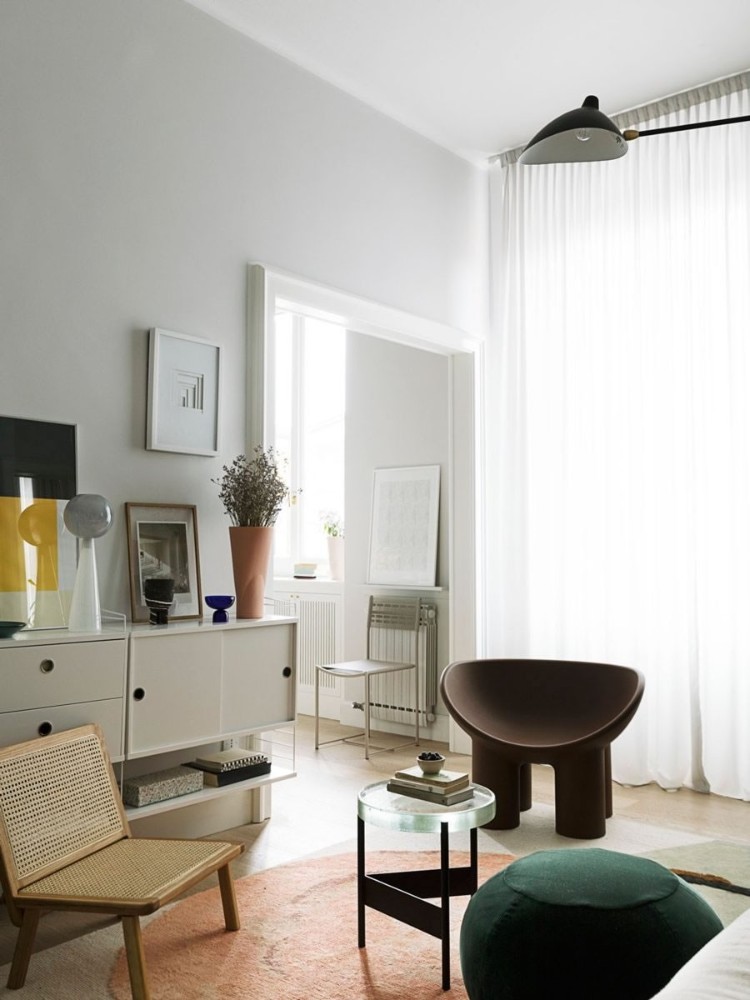 Doodles Rug - Interior With Table Rug