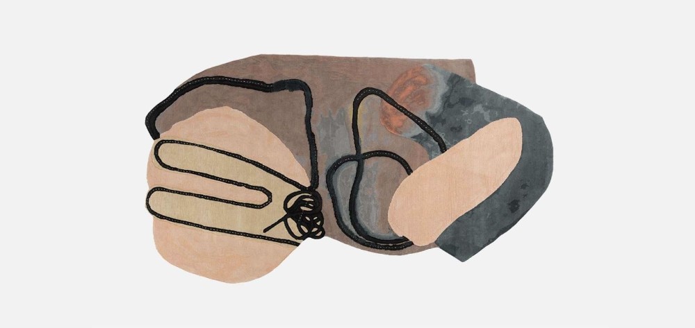Doodles Rug - Reclining Figure