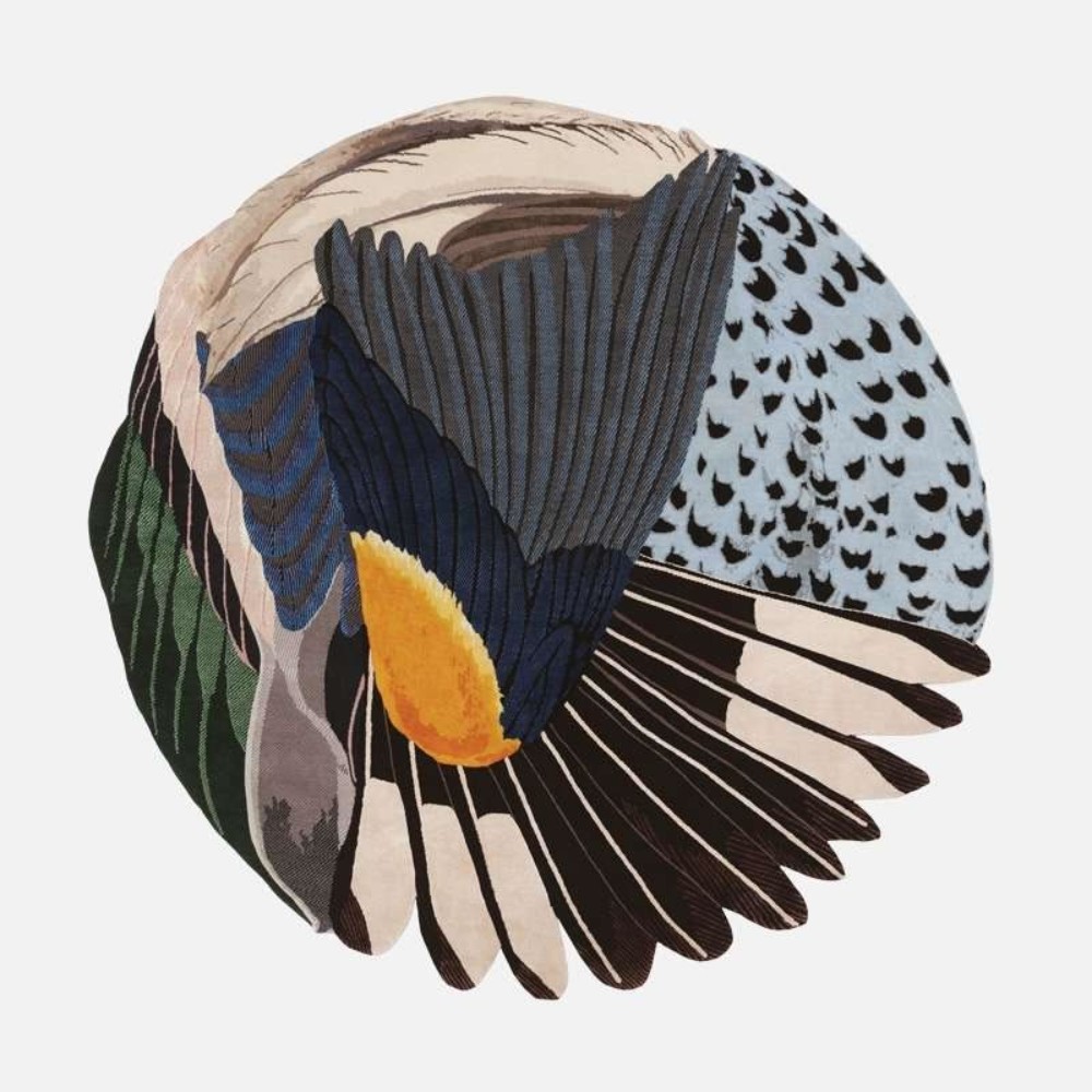 Feathers Round Rug