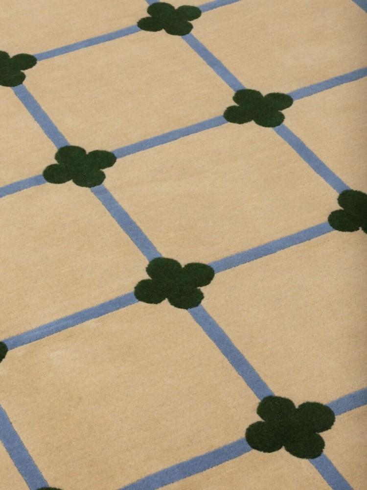 Flower Grid Big - Cream