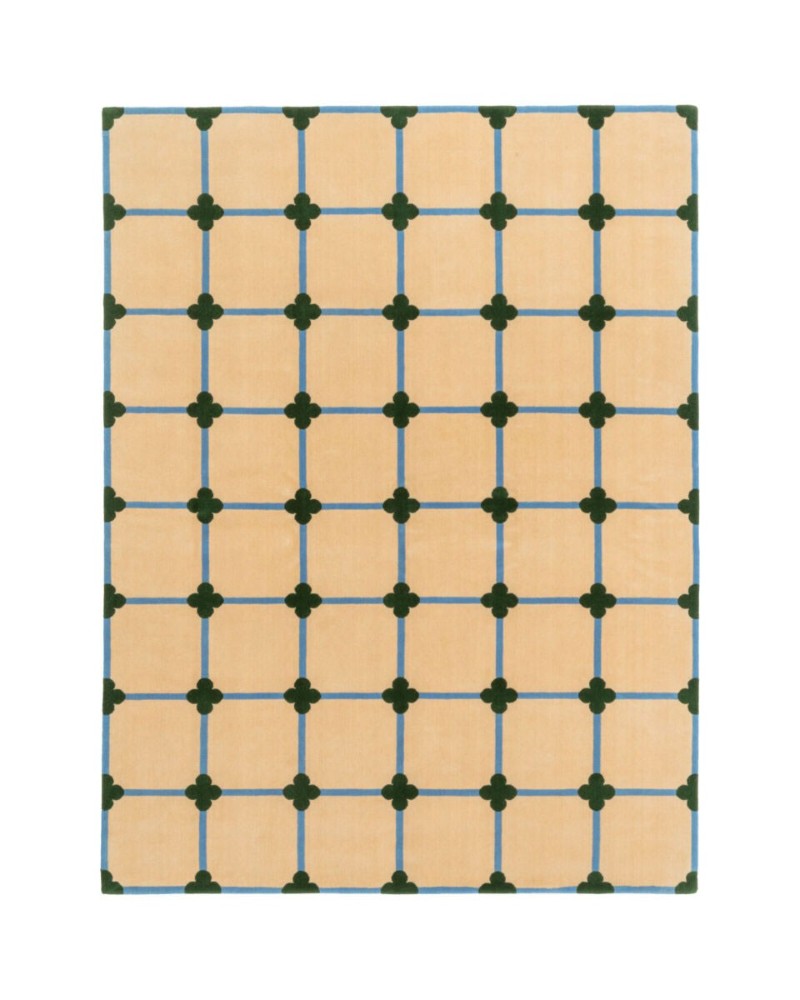 Flower Grid Big - Cream