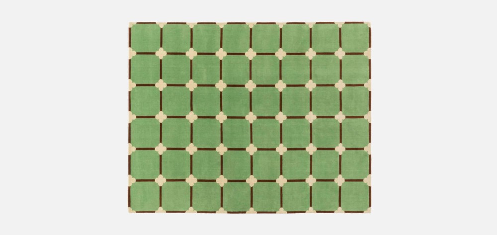 Flower Grid Big - Green