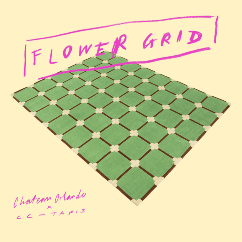 Flower Grid Big - Green