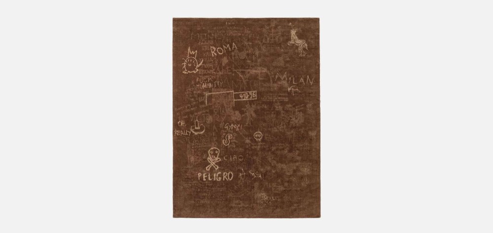 Hypercode Rectangular Rug - Raw Earth