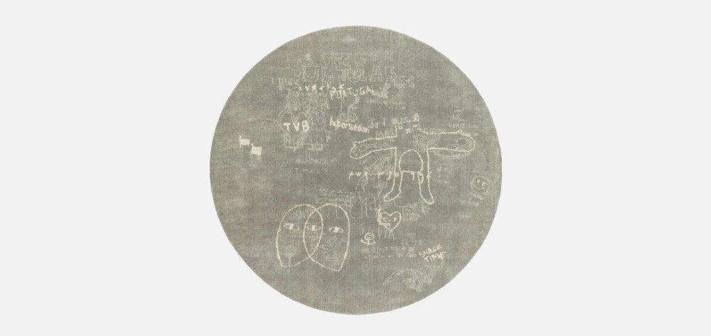 Hypercode Round Rug - Lichen