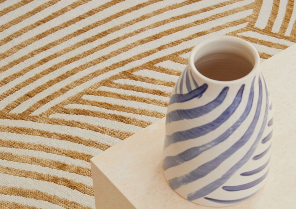 Inky Dhow Rug - Petrol