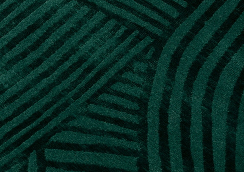 Inky Dhow Rug - Petrol