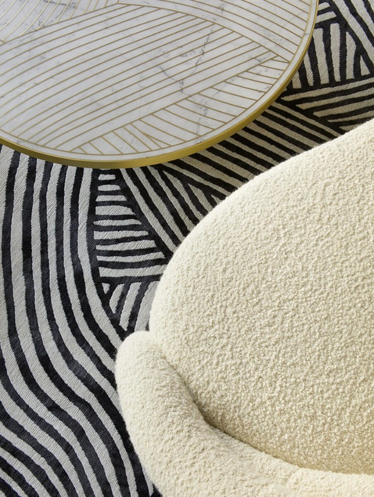 Inky Dhow Rug - Petrol