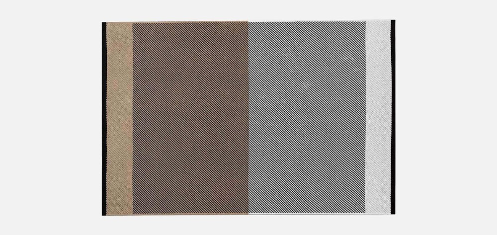 Line Rug - White Saltflats