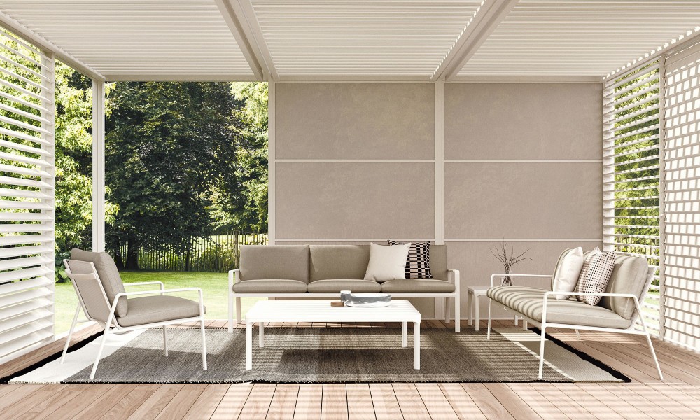 Line Rug - White Saltflats