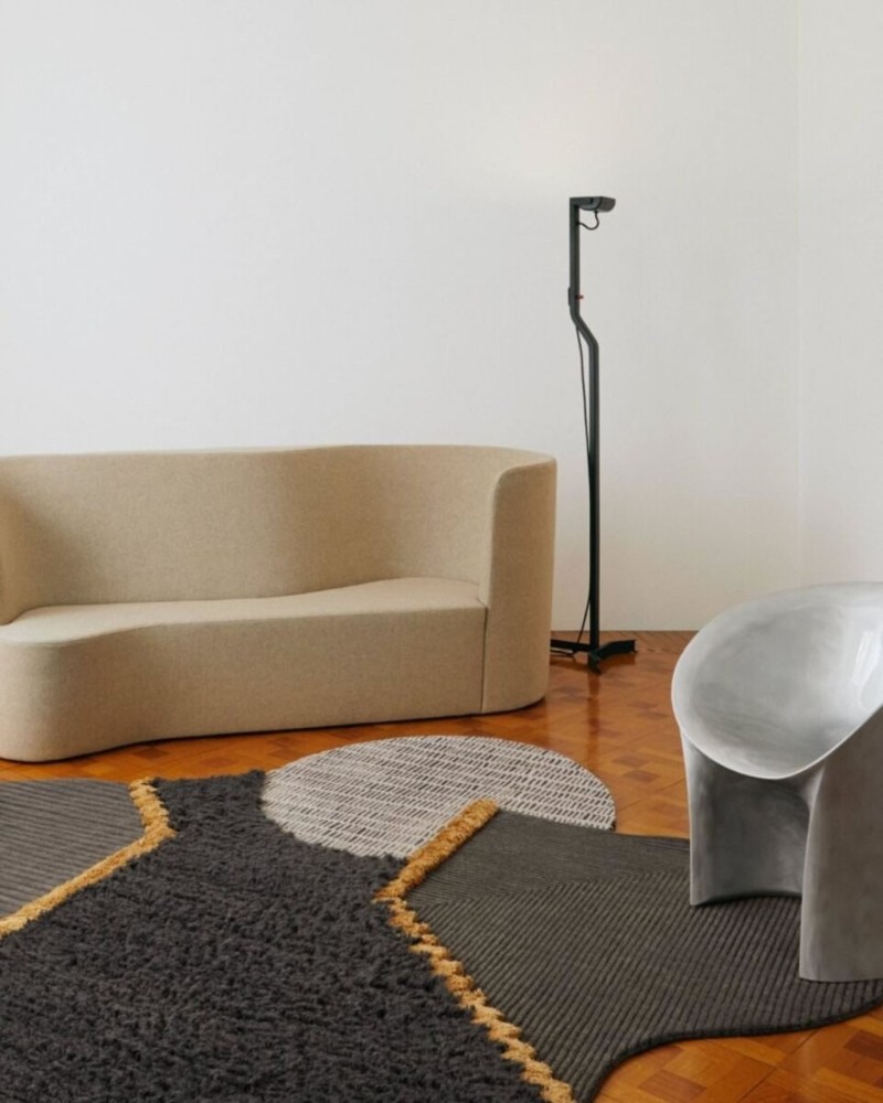 Lunar Addiction Ochre Rug