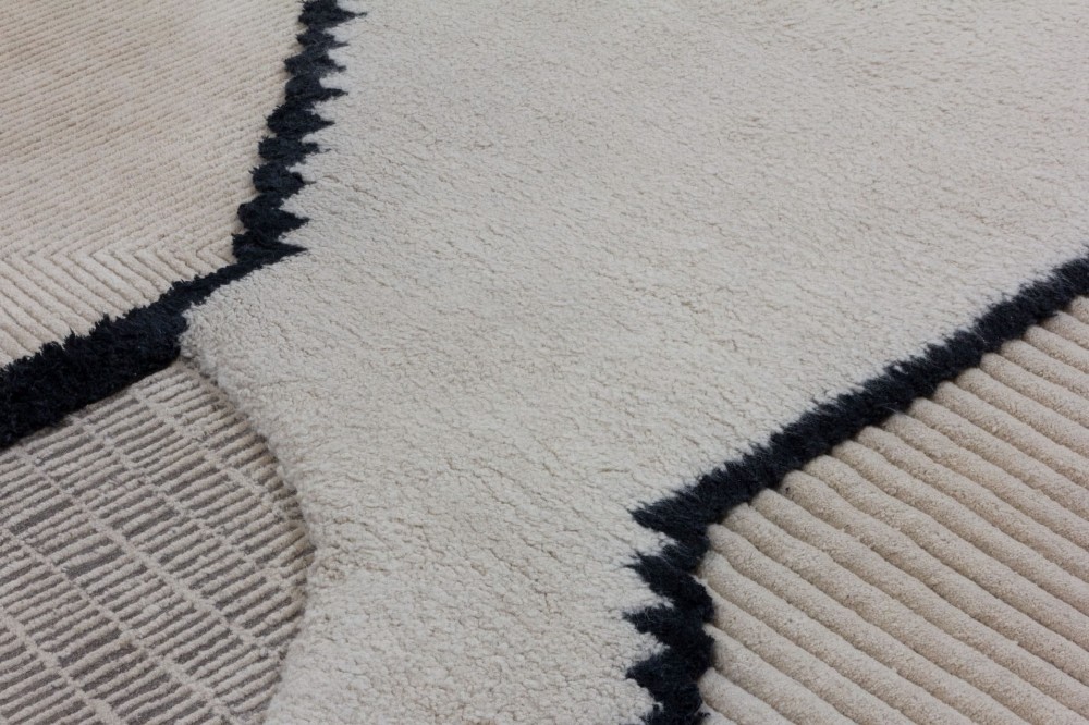 Lunar Addiction Rectangular Rug - Undyed Light