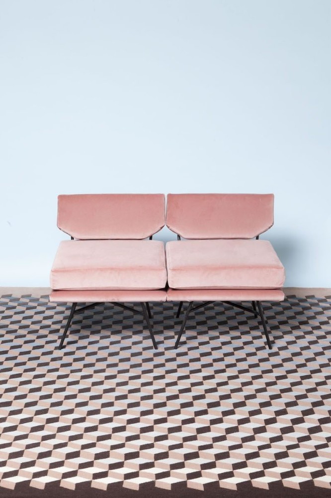 Mini Infini Rug - Cipria