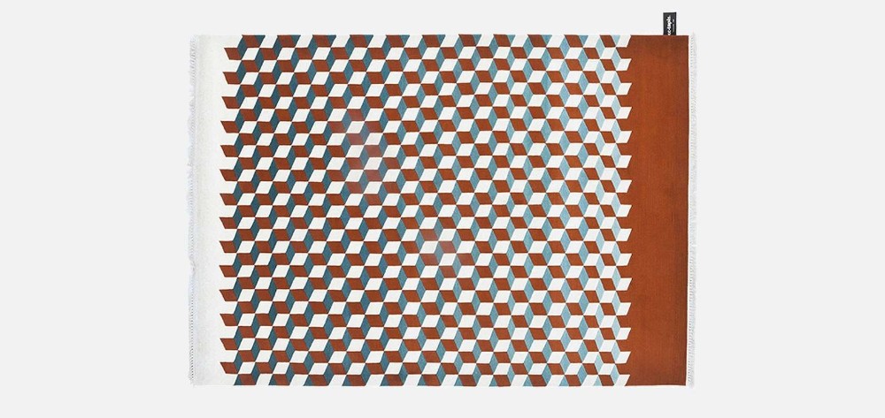 Mini Infini Rug - Rust