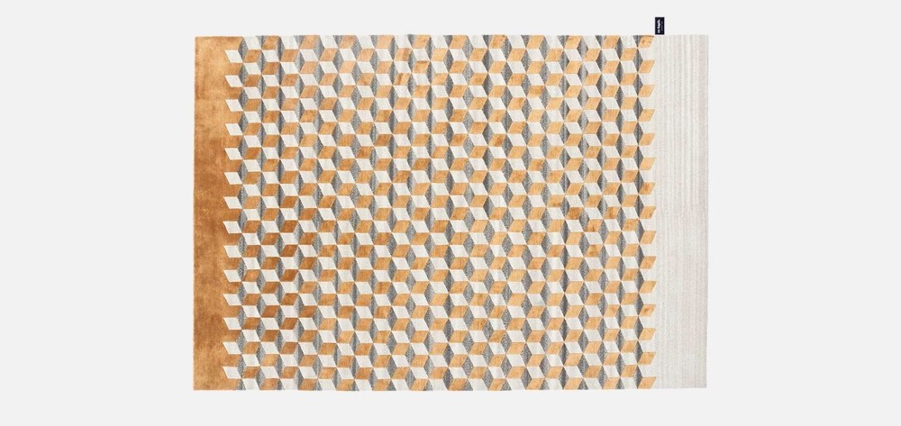 Mini Infini Soie Rug - Copper