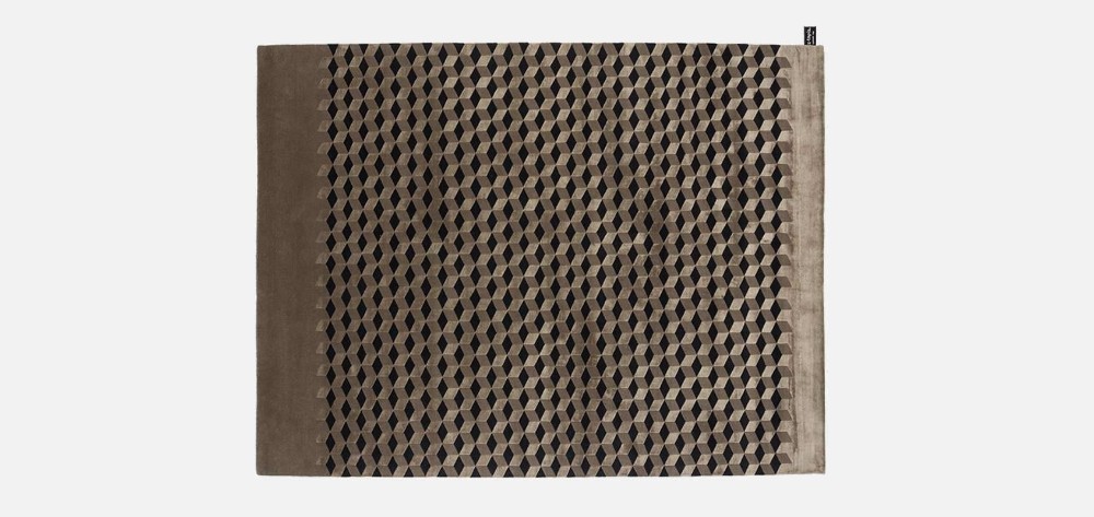 Mini Infini Soie Rug - Full Bronze