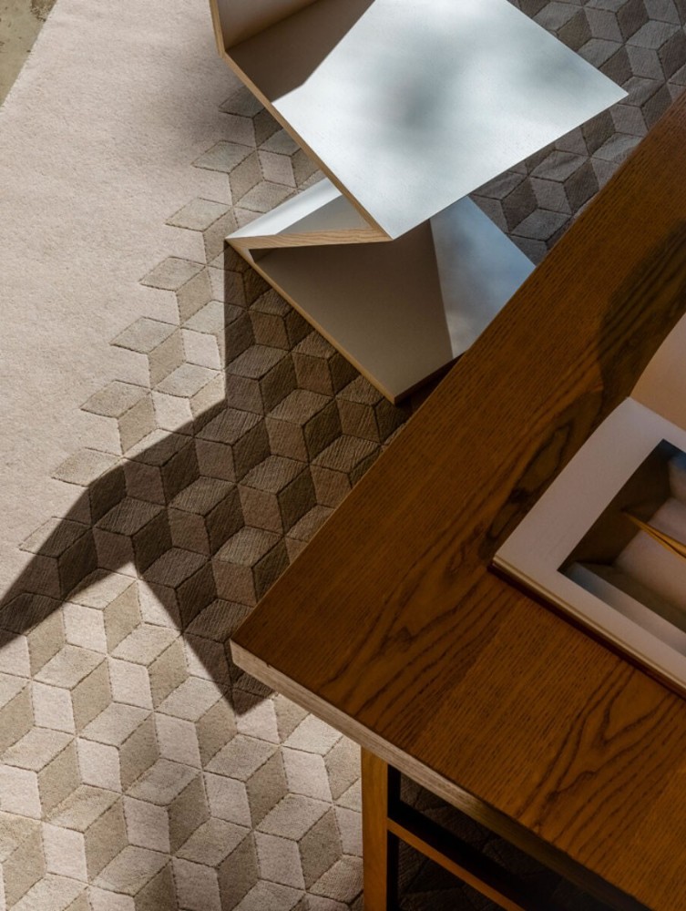 Mini Infini Soie Rug - Pure