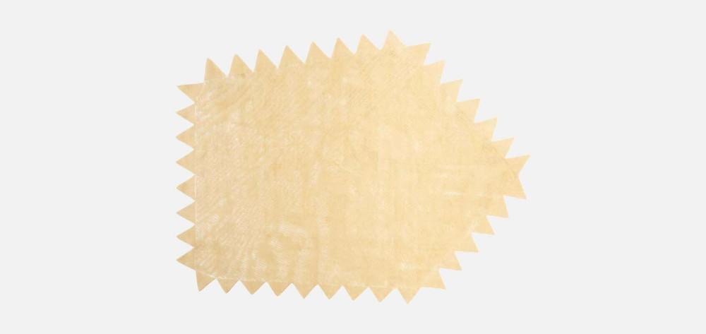 Moiré Zig Zag Cream Rug
