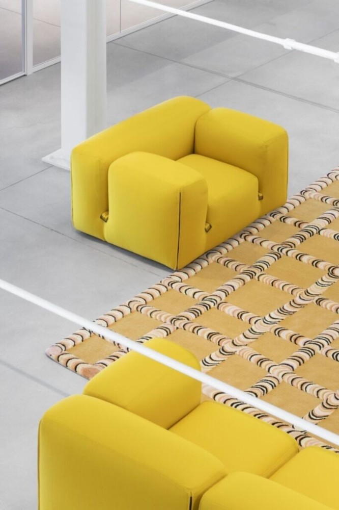 Pipeline Yellow Rug