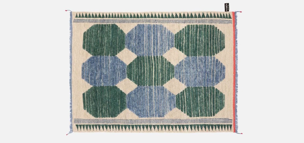 Primitive Weave 3 Rug - Navy