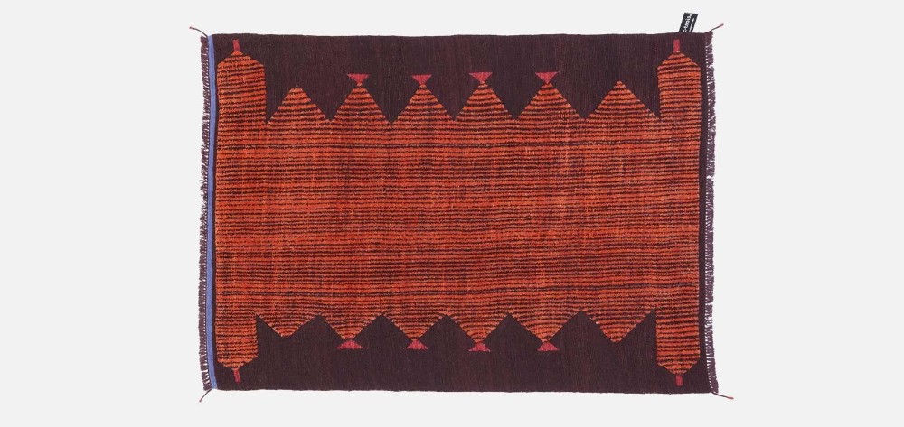 Primitive Weave 4 Rug - Rust