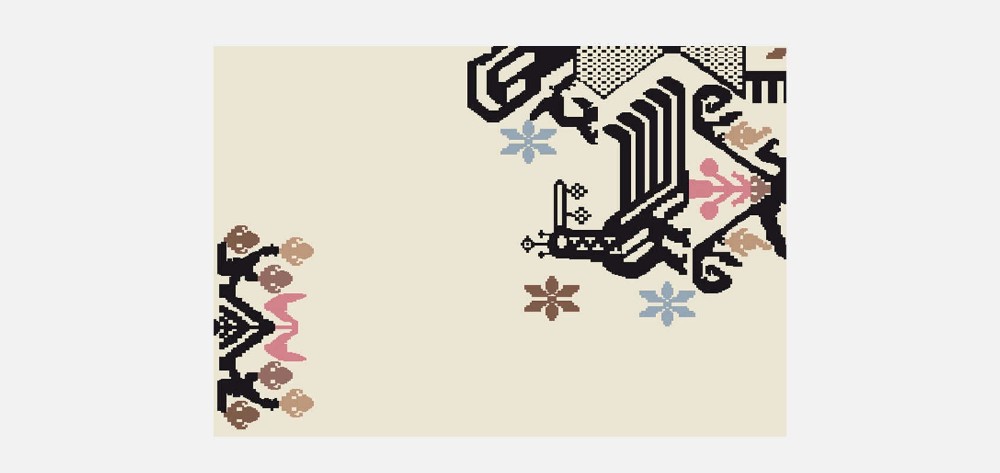 Sardinian Rug - Bird Light