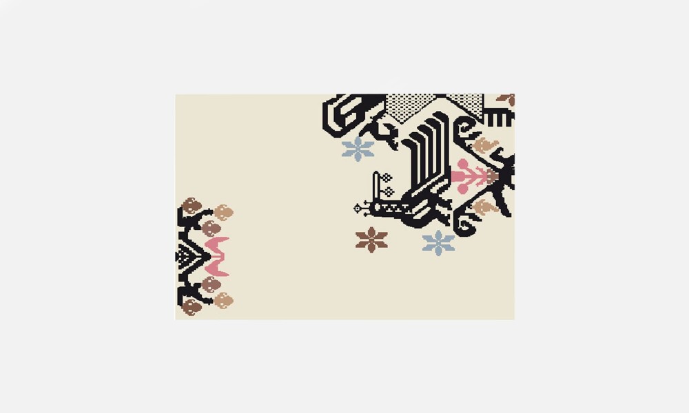 Sardinian Rug - Bird Light