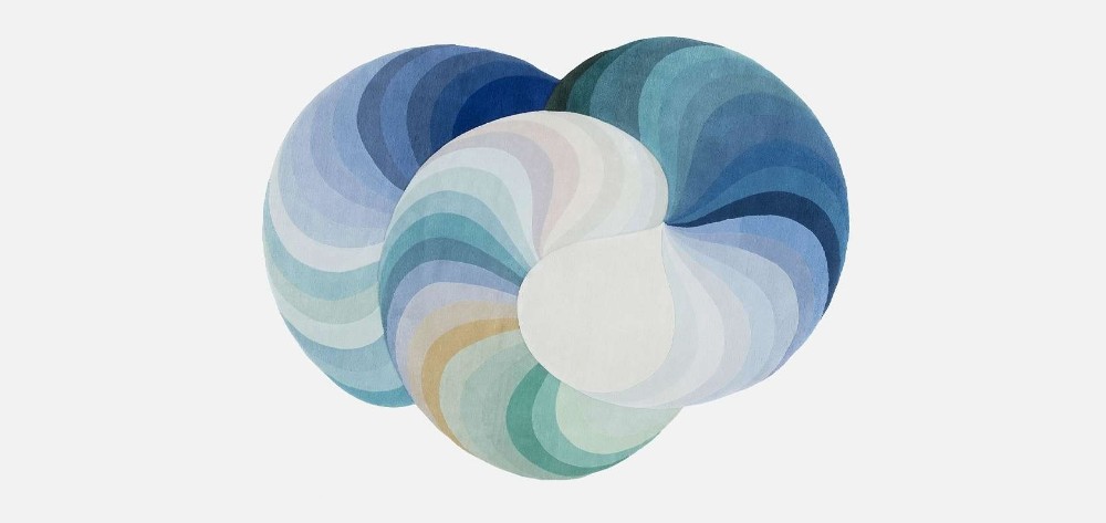 Slinkie Triple Rug - Blue