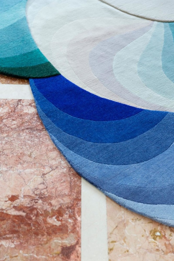 Slinkie Triple Rug - Blue