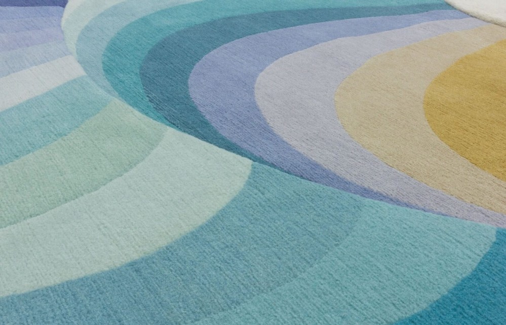 Slinkie Triple Rug - Blue