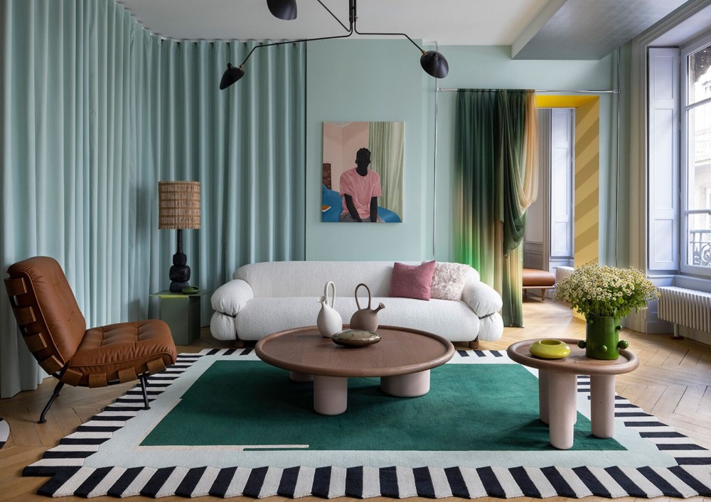 So Much Fun - Dentelle Hexagone Rug - Pain d'Epices