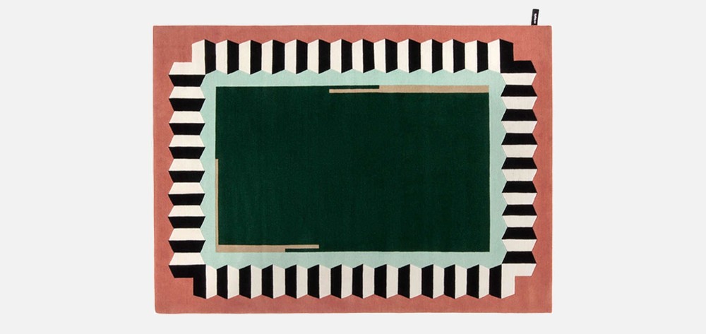 So Much Fun - Plein Cadre Hexagone Rug - Vert Pop