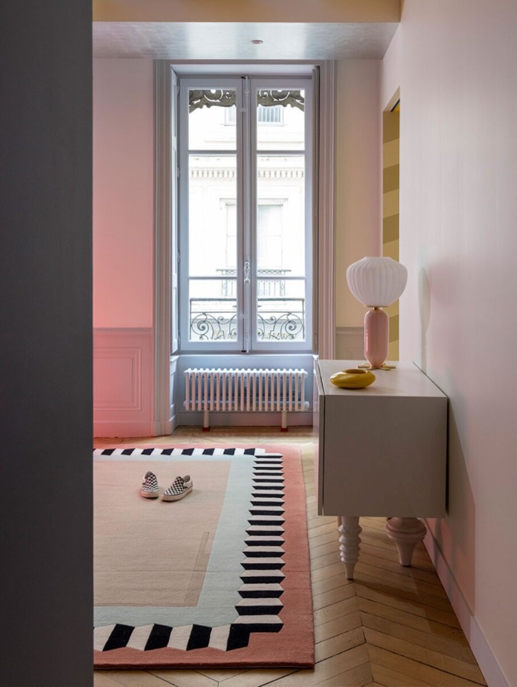 So Much Fun - Plein Cadre Hexagone Rug - Vert Pop