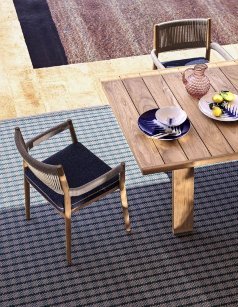 Spider Rug - Grigio, Turchese, Verde