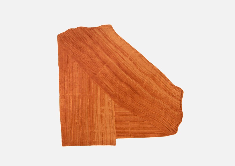 Stroke 2 Rug - Orange