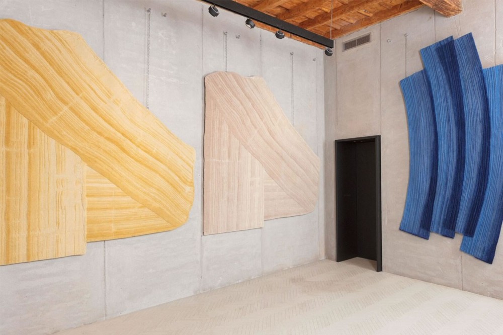 Stroke 2 Rug - Yellow