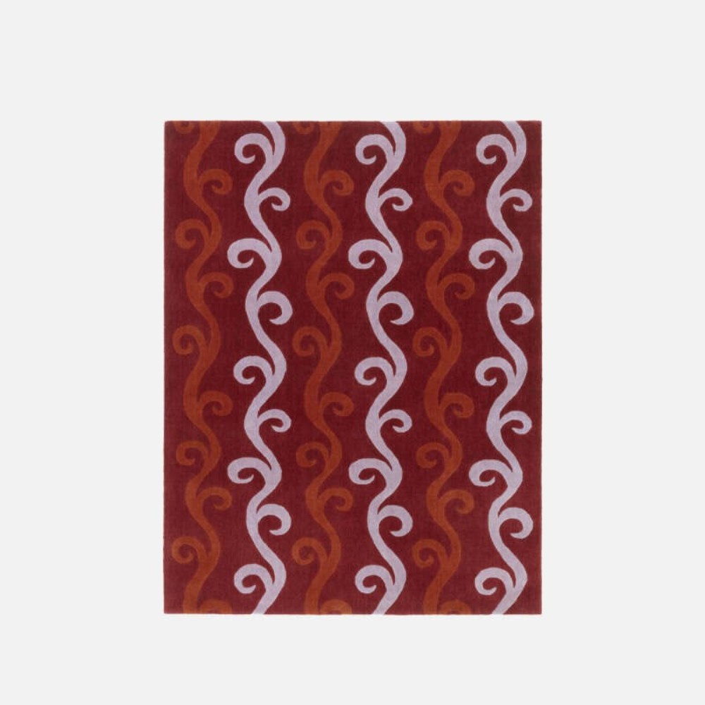 Wiggle Stripe - Maroon