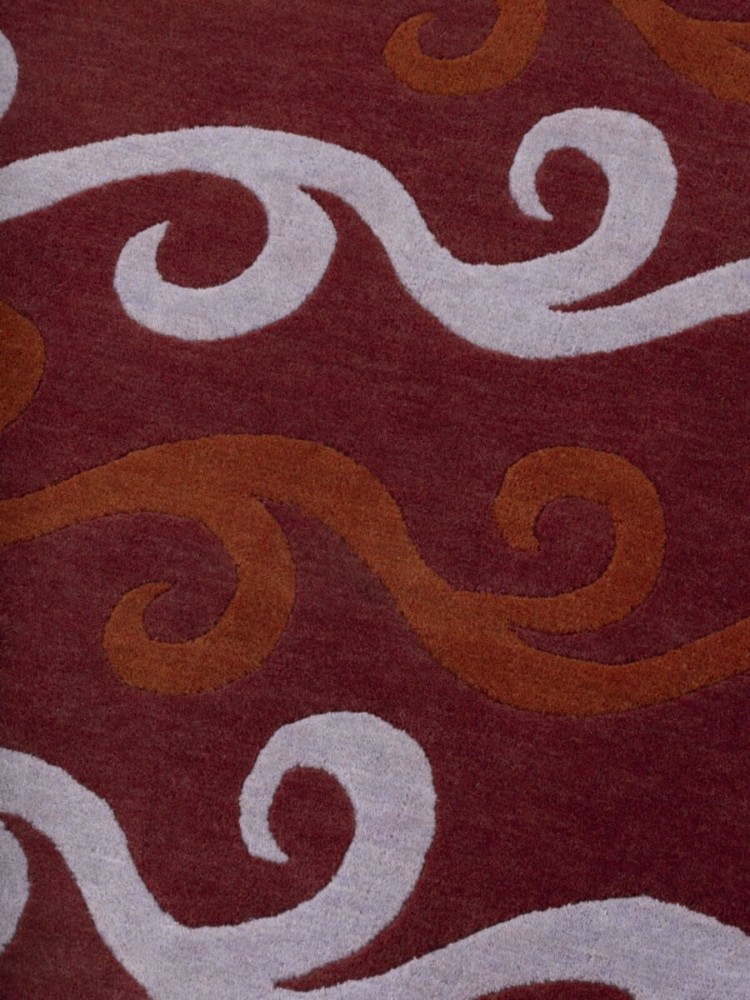 Wiggle Stripe - Maroon