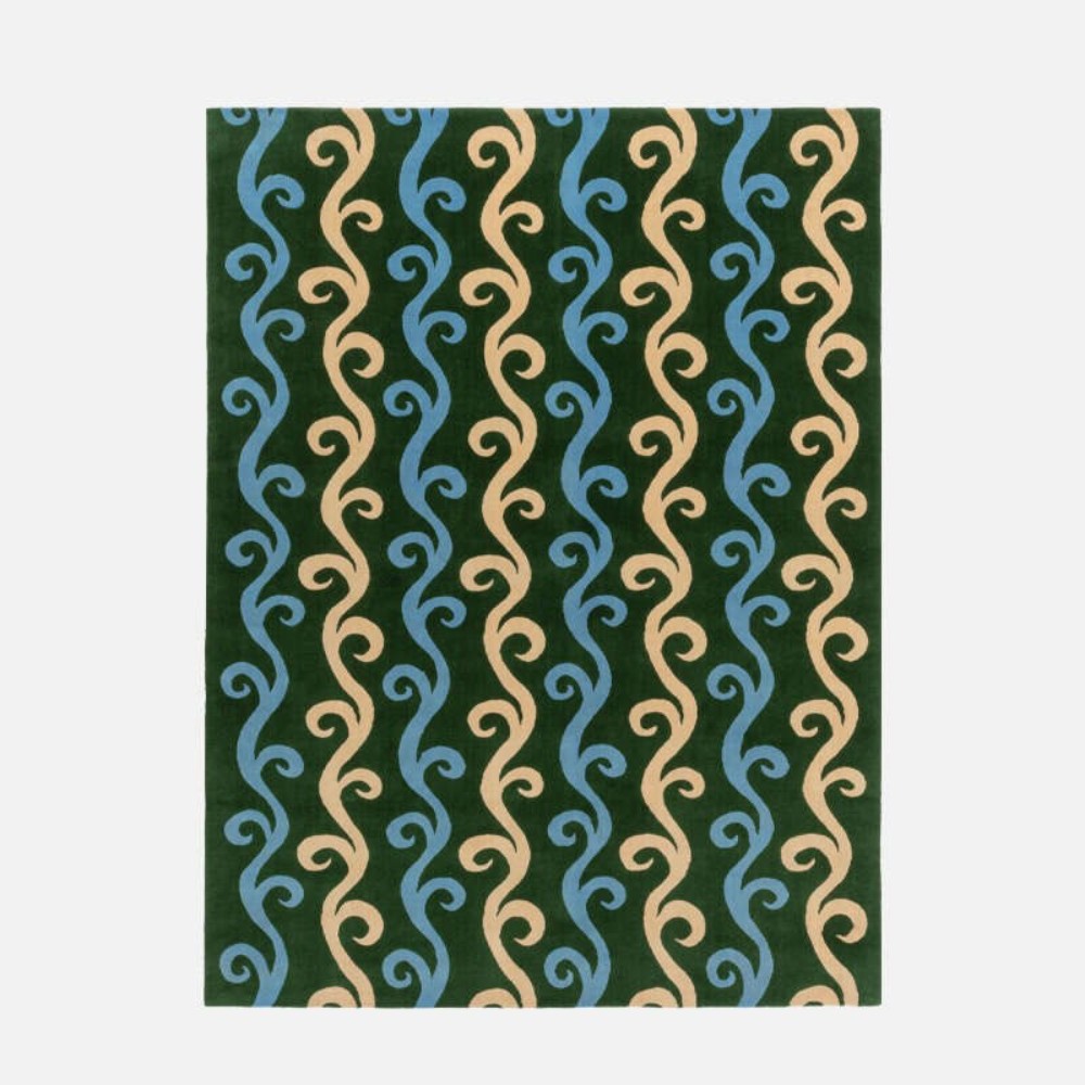 Wiggle Stripe Big - Forrest Green