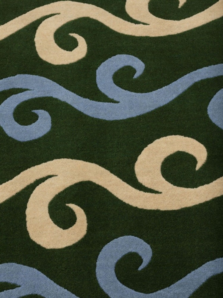 Wiggle Stripe Big - Forrest Green