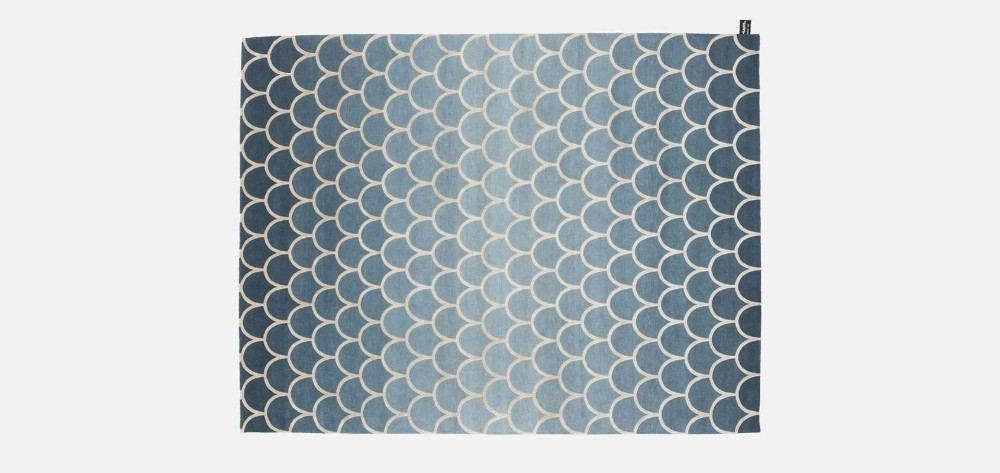 Ecailles Degradé 2.0 Rug - Teal