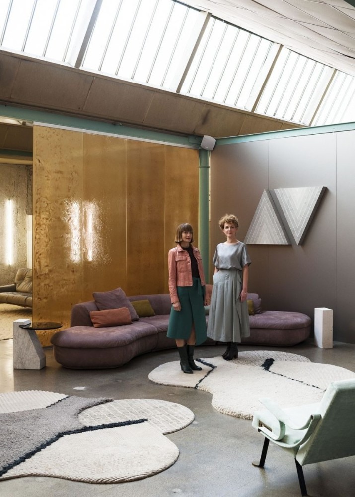 Lunar Addiction Rectangular Rug - Undyed Light