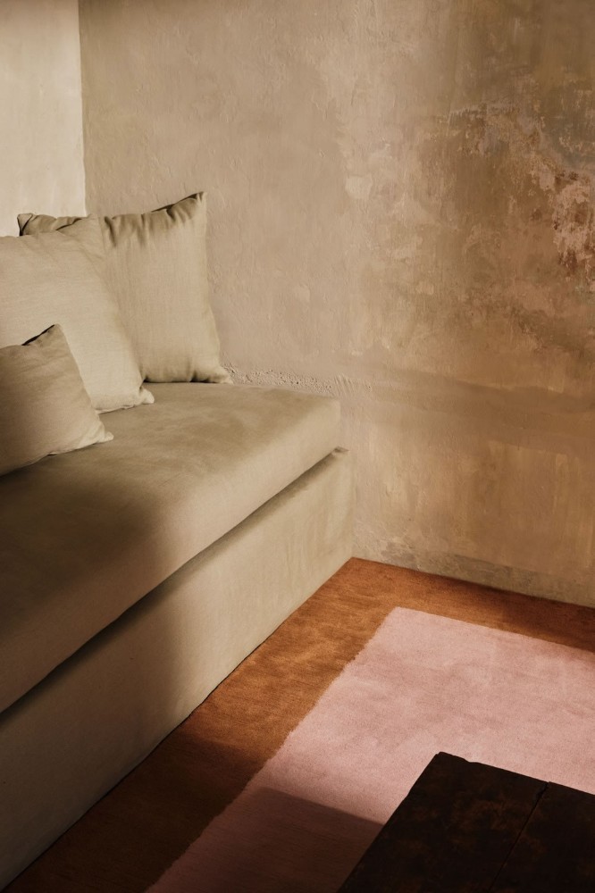 Border Mohair Rose Quartz